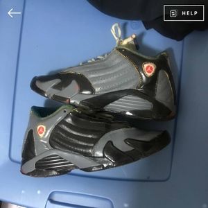 Jordan 14 Carolina (custom shoe) Size 7y